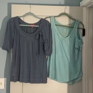 LuckBrand & Elle short sleeve tops